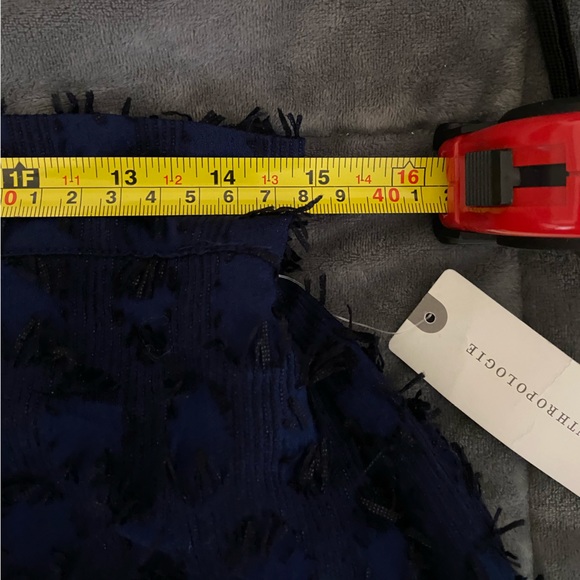 Anthropologie Maeve Textured High Low Trumpet Skirt - Picture 12 of 14